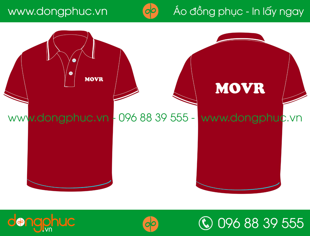 Áo phông đồng phục cty MOVR